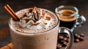 HIgh protein mocha protein shake recipe.