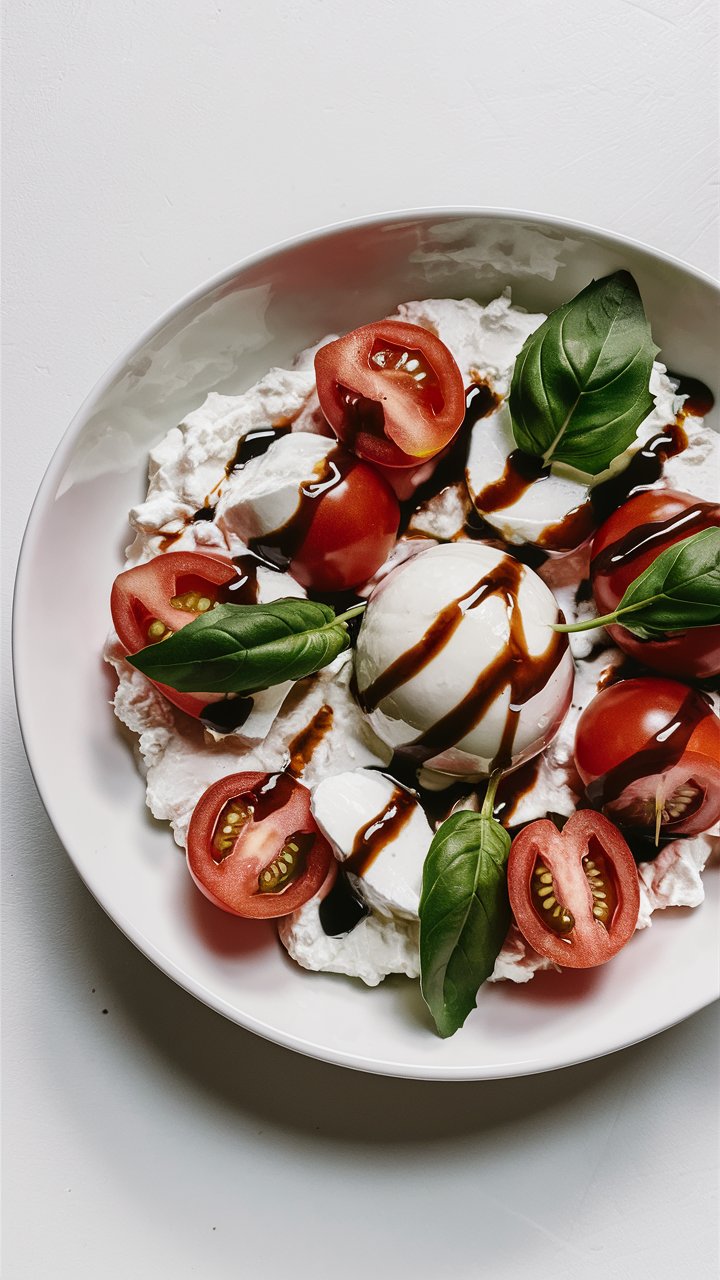 Caprese Cottage Cheese Bowl