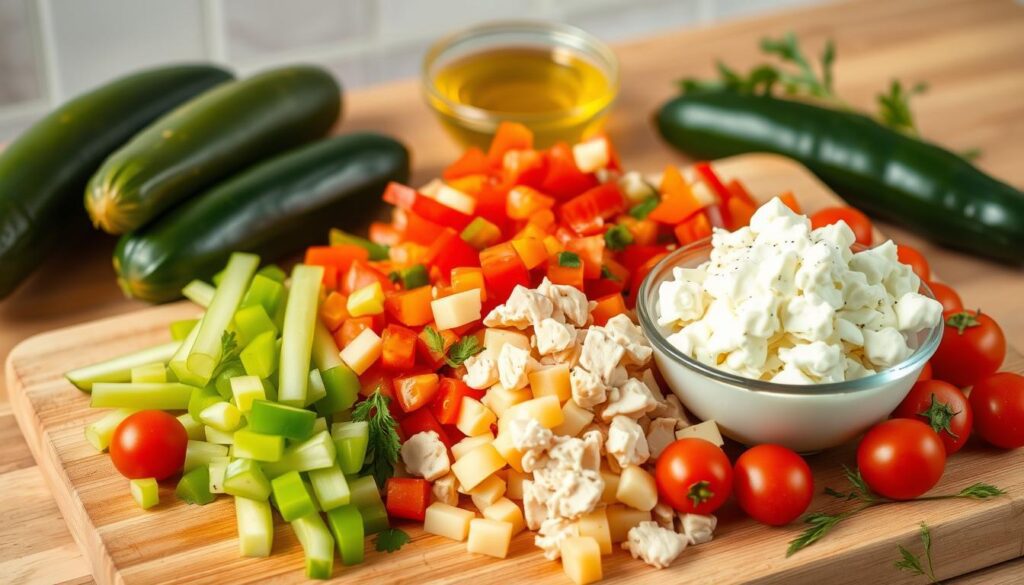 Cottage Cheese Chicken Salad Ingredients