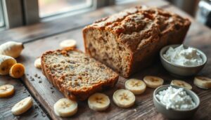 Cottage Cheese and Banana Protein Bread