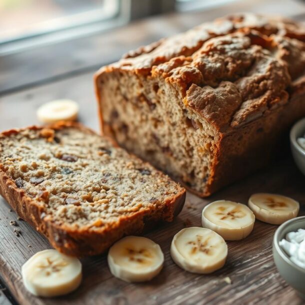 Cottage Cheese and Banana Protein Bread