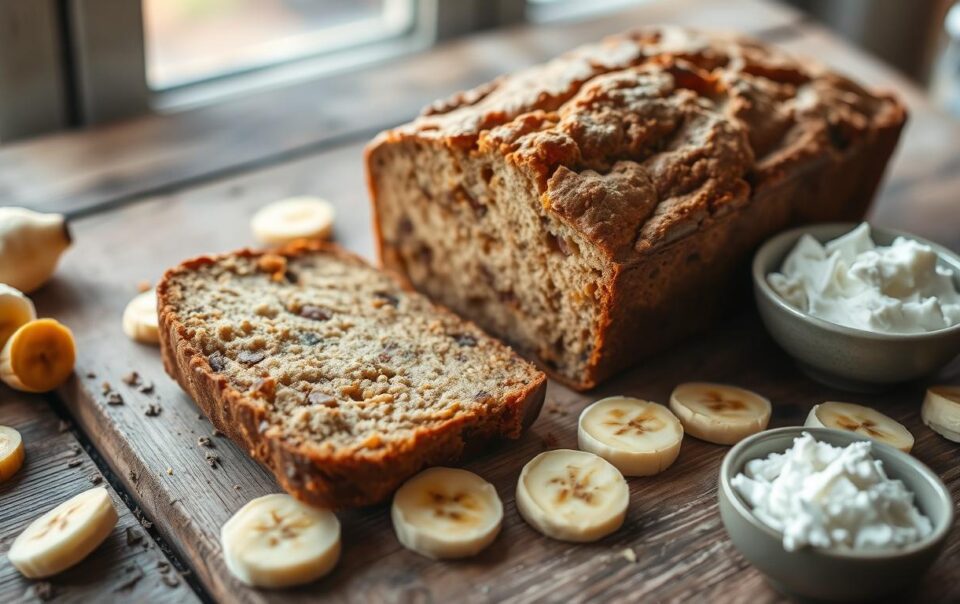 Cottage Cheese and Banana Protein Bread