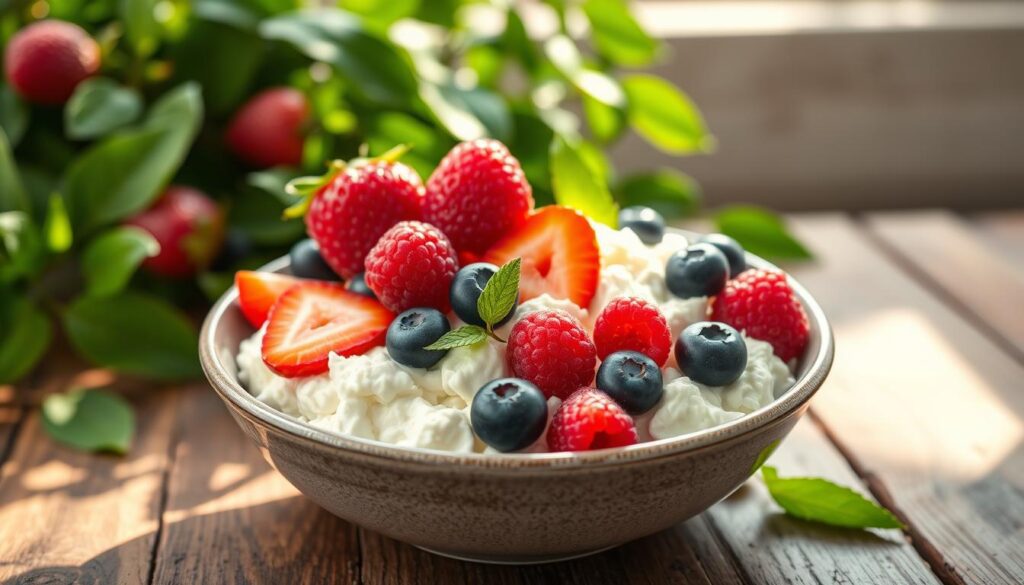 Cottage Cheese and Berry Protein Bowl