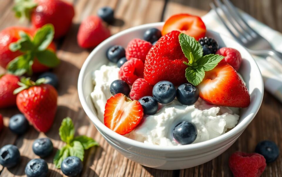 Cottage Cheese and Berry Protein Bowl