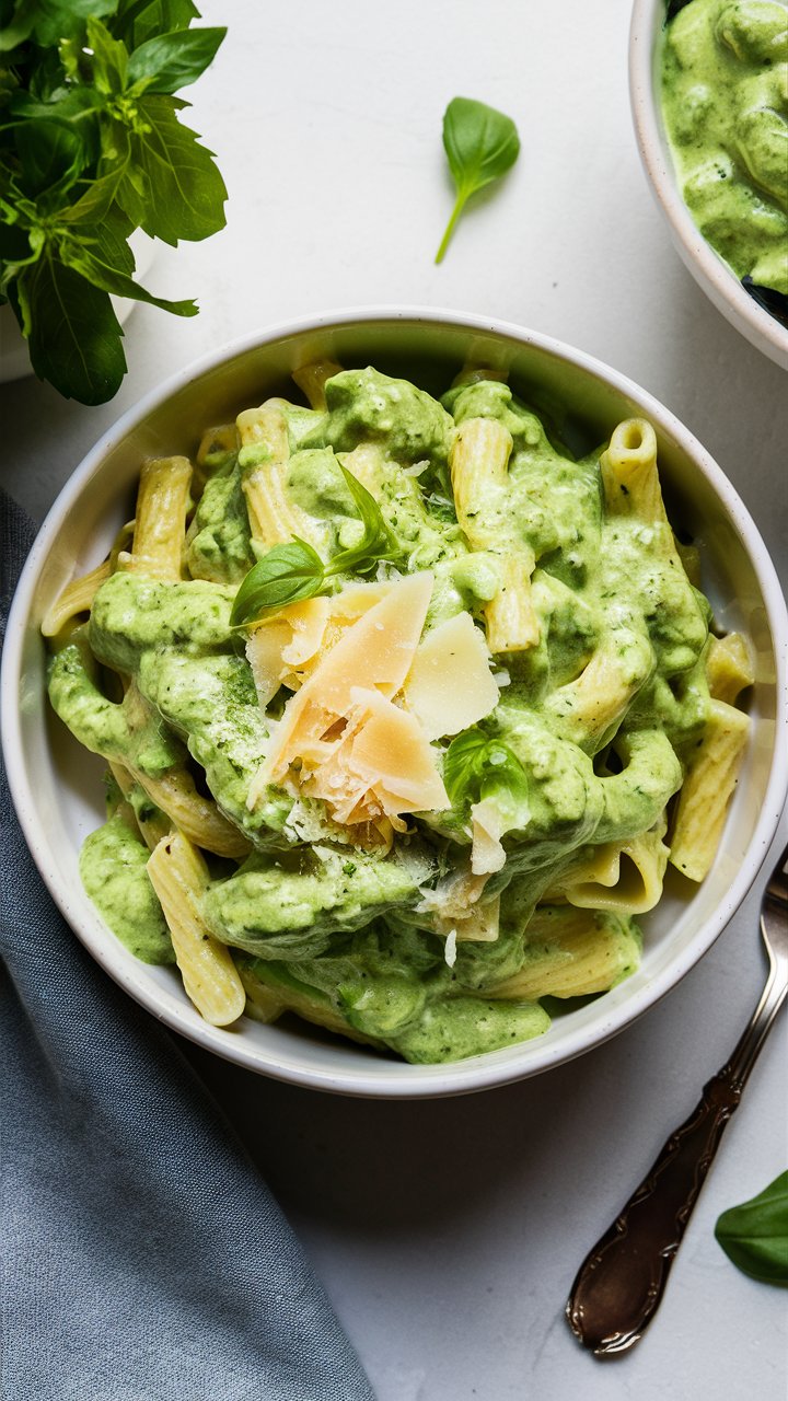 Creamy Avocado Pasta Sauce recipe the kids will love.