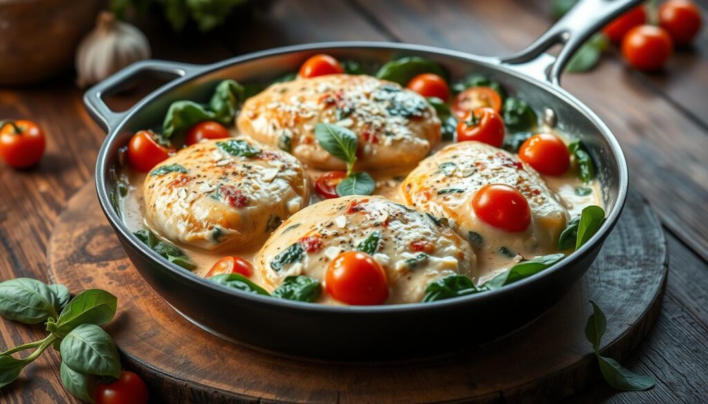 Creamy Tuscan Chicken Skillet