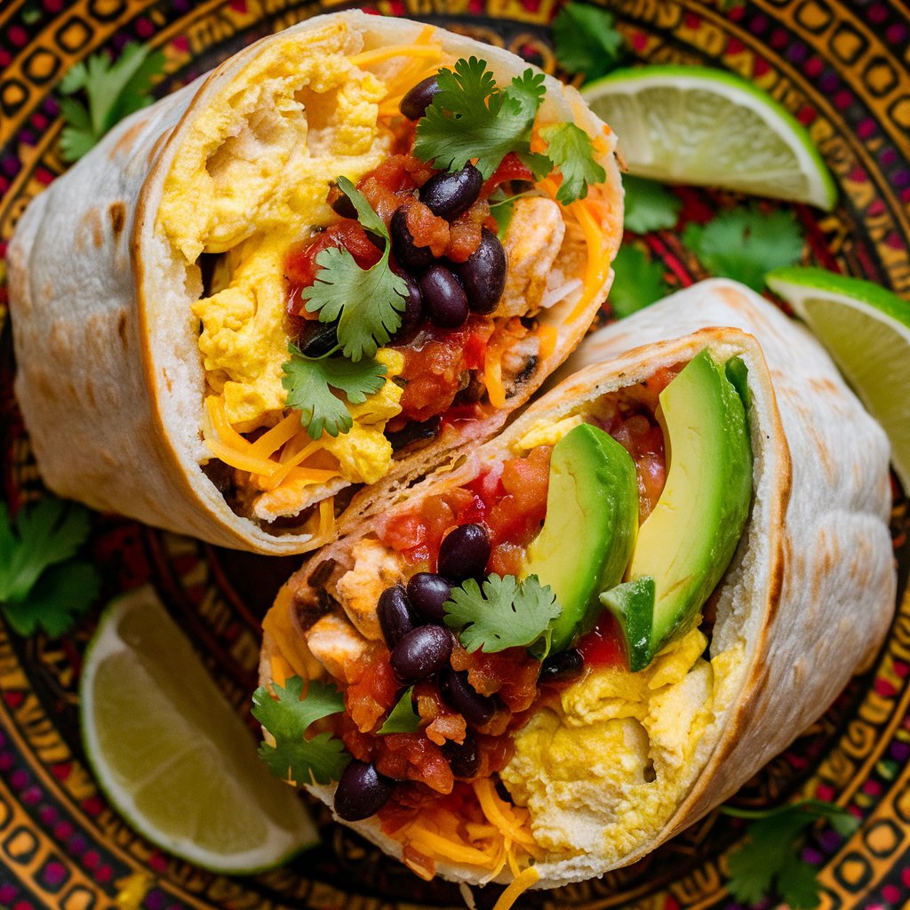 QUick and easy breakfast burrito recipe