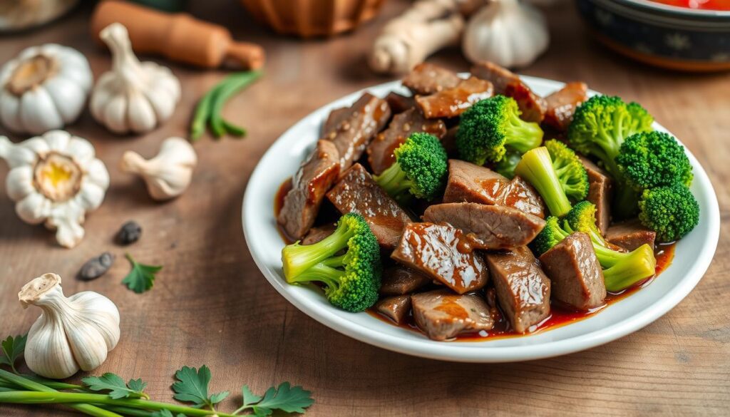 Keto beef and broccoli