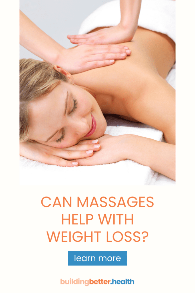 Woman enjoying a massage and the 20 benefits of massage therapy - including possible weight reduction.