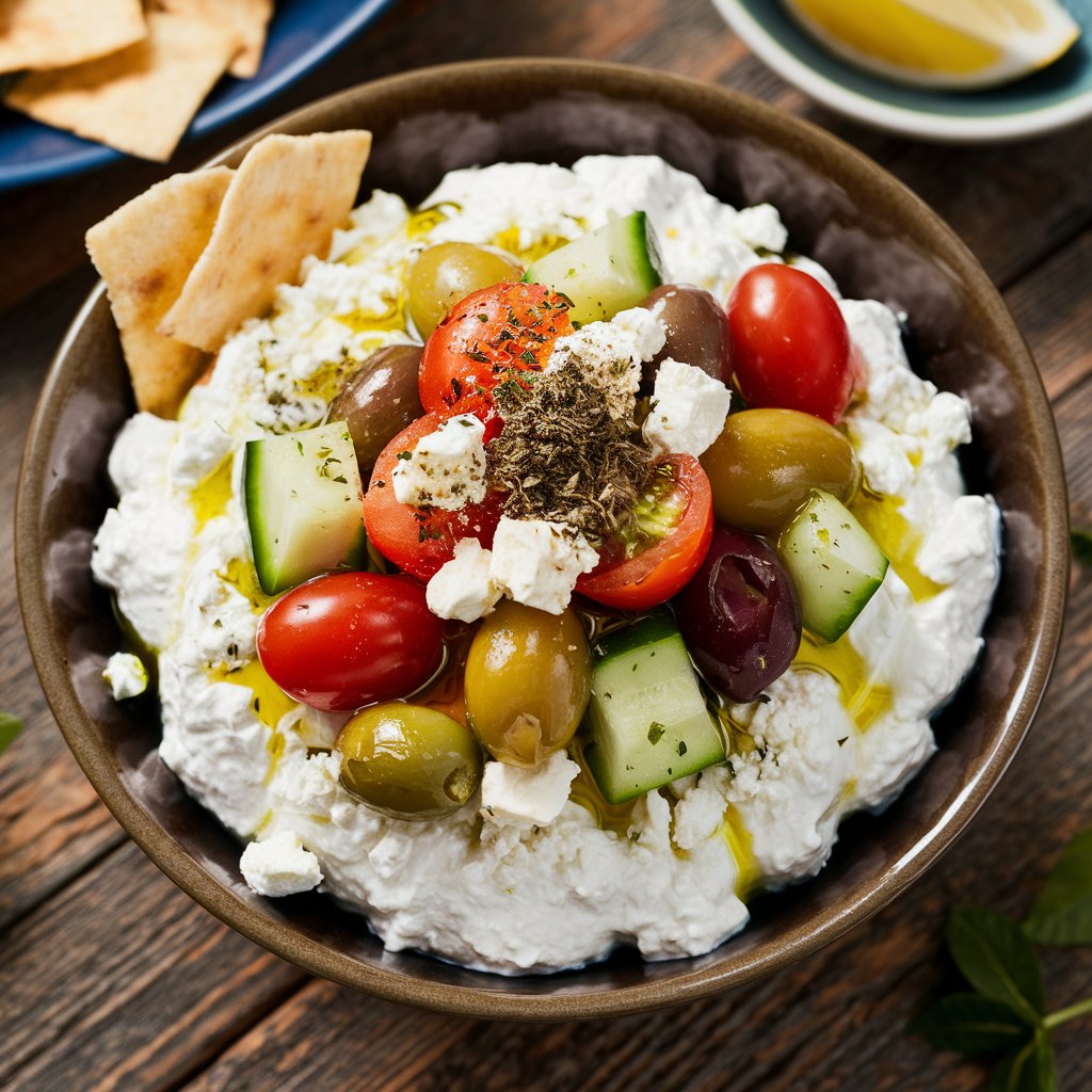 Mediterranean Cottage Cheese Bowl recipe