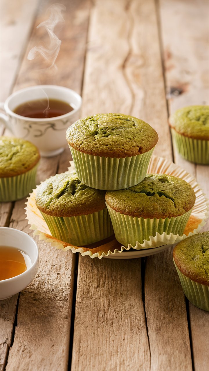 Sweet Green Breakfast Muffins recipe