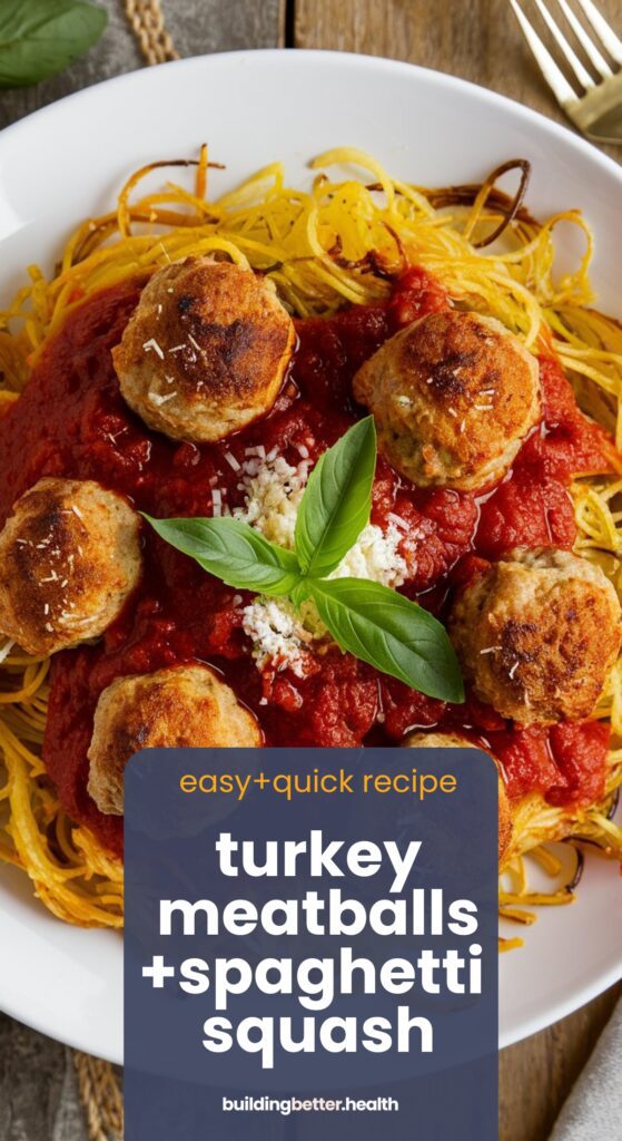 Turkey Meatballs with Spaghetti Squash