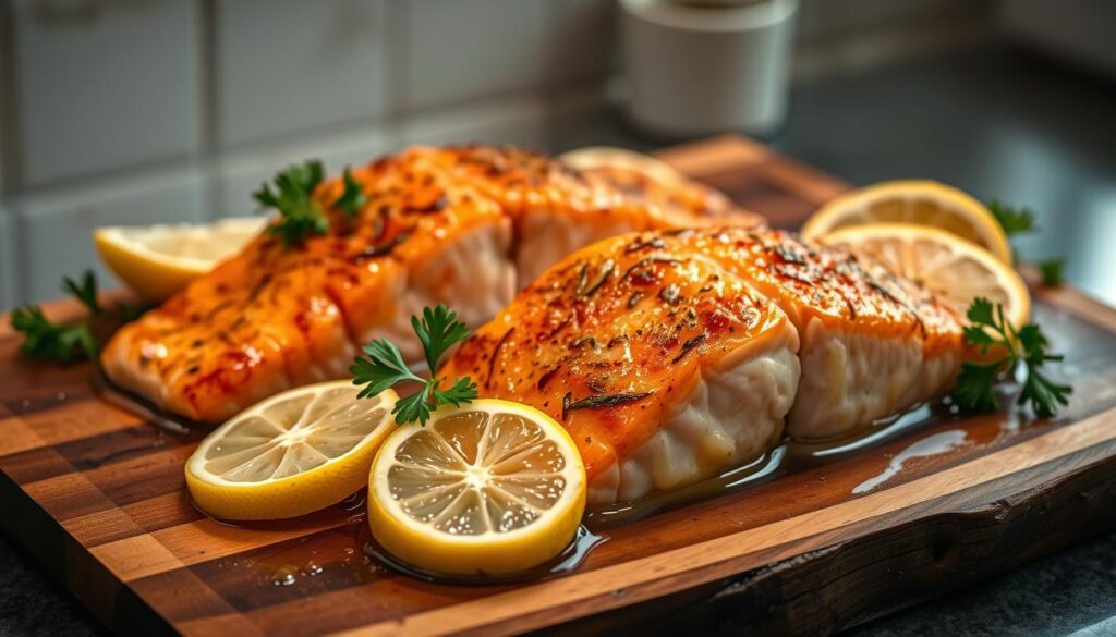 baked salmon filets