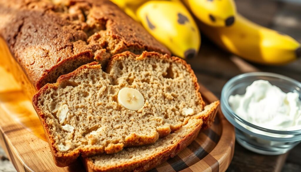 cottage cheese and banana protein bread