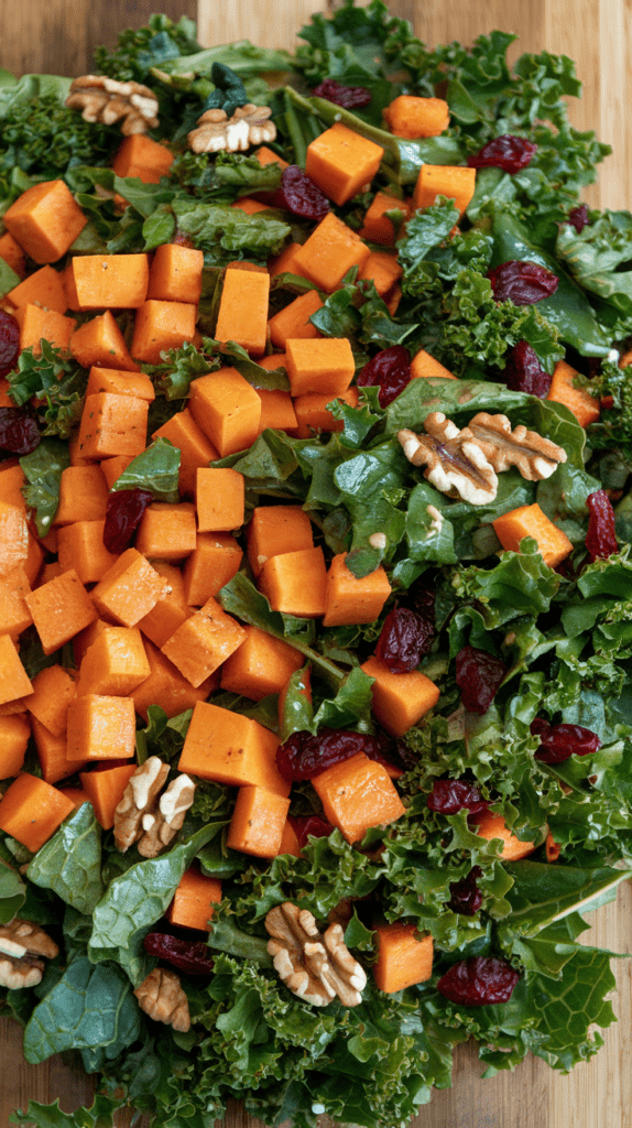 Sweet Potato and Kale Salad