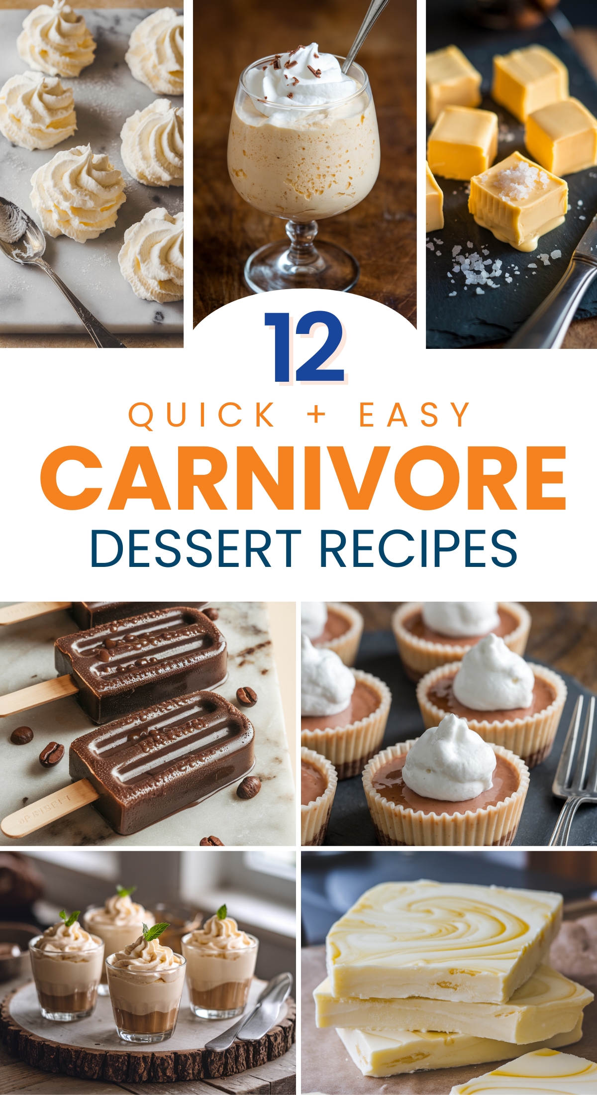 Who says you can’t have dessert on the Carnivore Diet? While traditional sweets are loaded with sugar and carbs, carnivore-friendly desserts focus on rich, indulgent flavors using animal-based ingredients.

Whether you’re craving creamy, buttery, or cheesy treats, these 12 dessert ideas prove that satisfying your sweet tooth doesn’t have to mean breaking the rules. Packed with protein and healthy fats, these desserts will keep you in ketosis and satisfy those cravings.