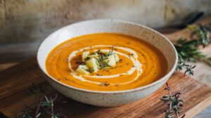 Creamy Butternut Squash and Apple Soup