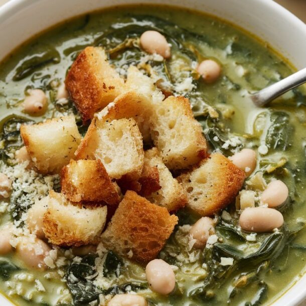 Hearty Spinach and White Bean Soup Recipe