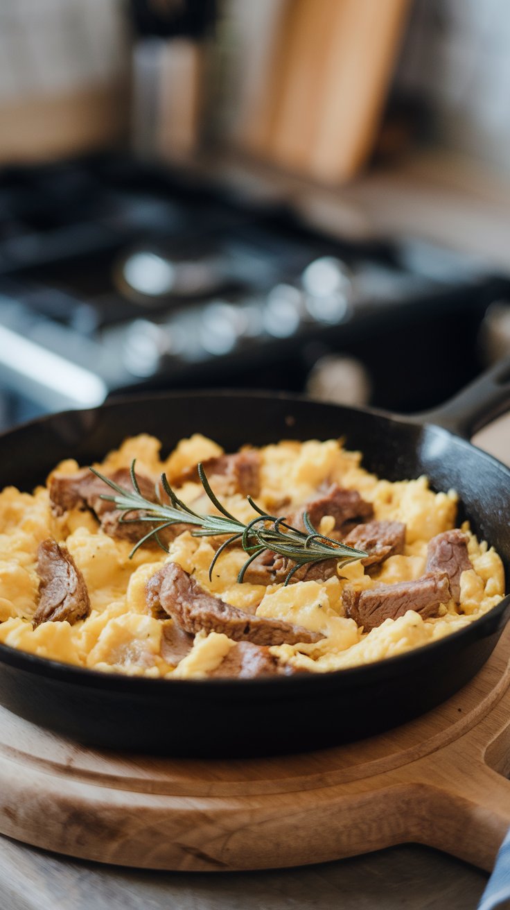 Looking for a unique Carnivore breakfast recipe? If you’ve never had lamb for breakfast, it’s time to start. This savory scramble brings together rich ground lamb, eggs, and a hint of rosemary for a bold start to your day.  