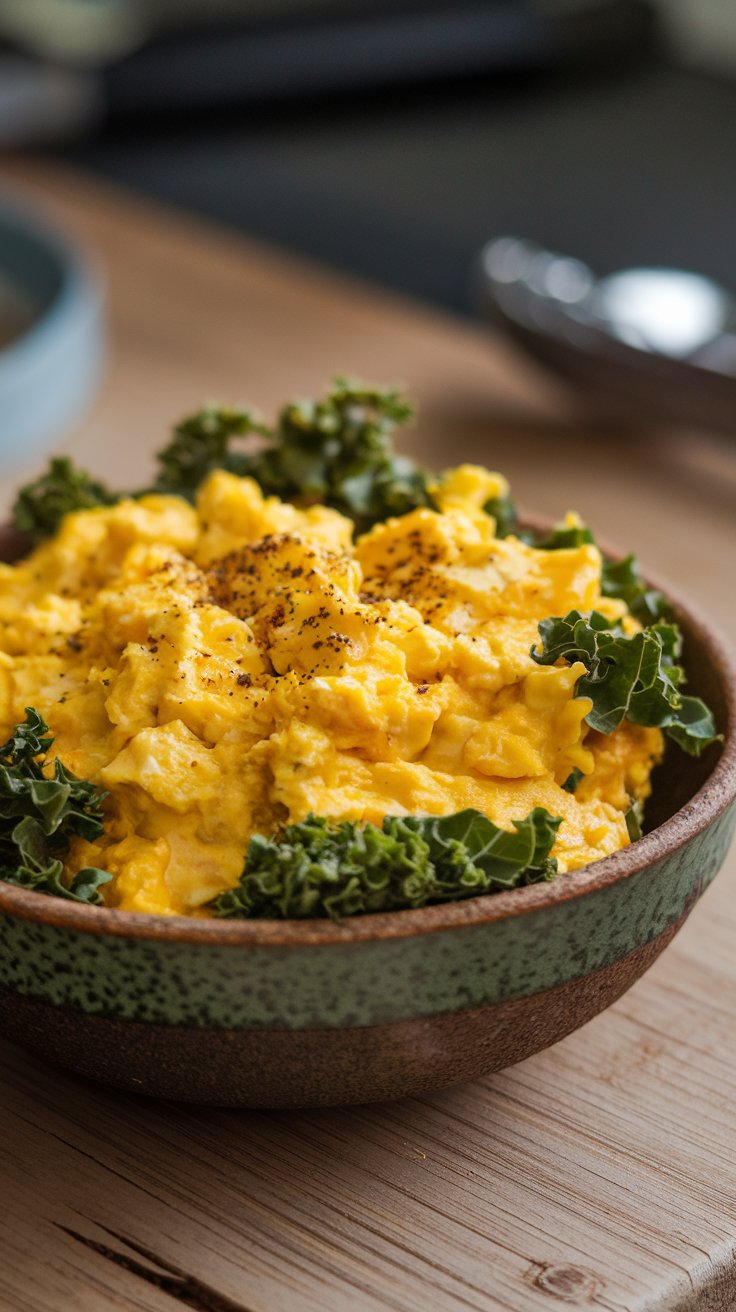 This plant-based scramble is loaded with magnesium from kale and tofu. It’s a hearty, savory breakfast that’s packed with protein and nutrients to keep you full and energized. OVer 100mg of magnesium per serving - and a super easy breakfast to make!