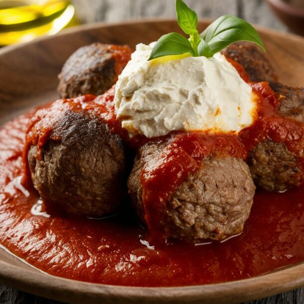 Carnivore meatballs with ricotta cheese