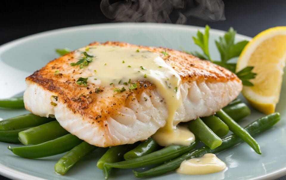 Tilapia & Soft-Cooked Green Beans