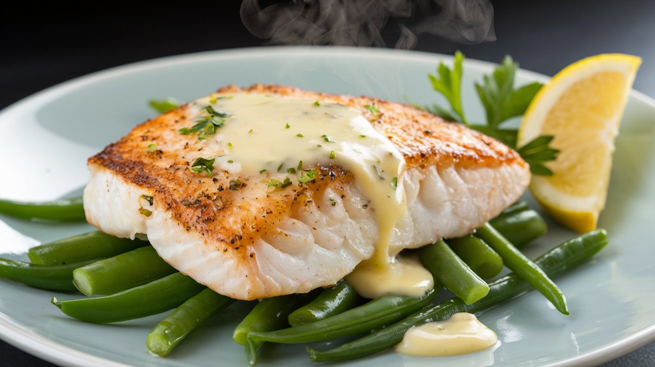 Tilapia & Soft-Cooked Green Beans