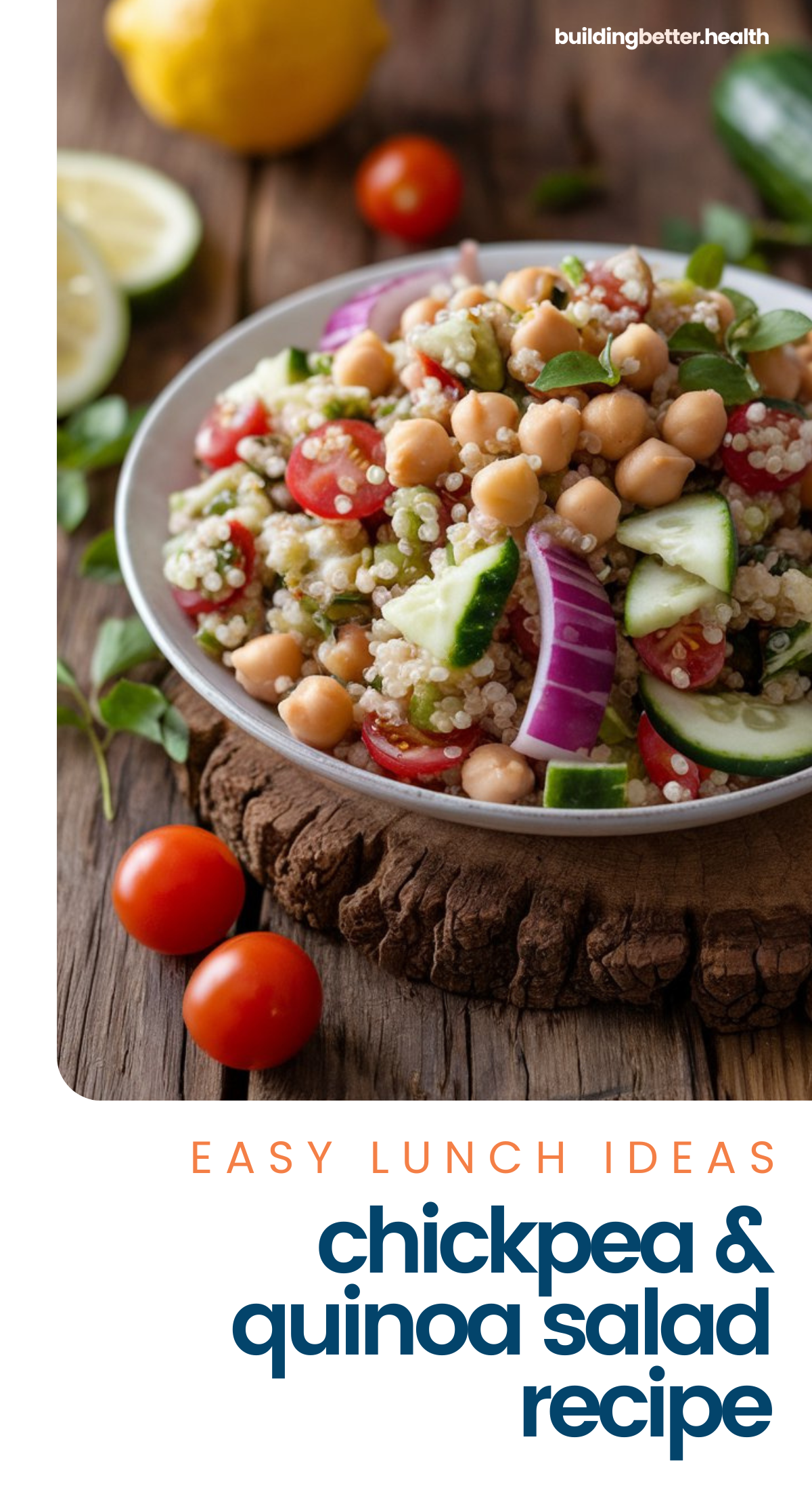 Chickpea and Quinoa Salad Easy Healthy Recipe