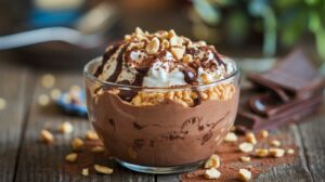 Chocolate Peanut Butter High Protein Pudding