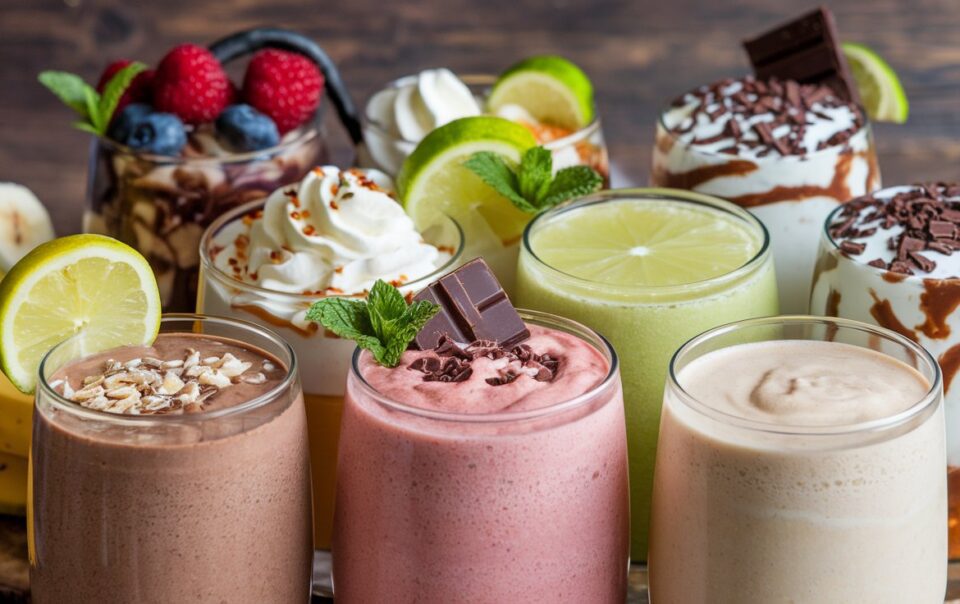 A collection of High Protein Smoothie Recipes that Taste Like Dessert