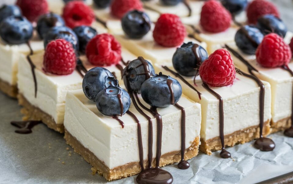 No Bake Vegan Cheesecake Bars_Easy Vegan Dessert recipe