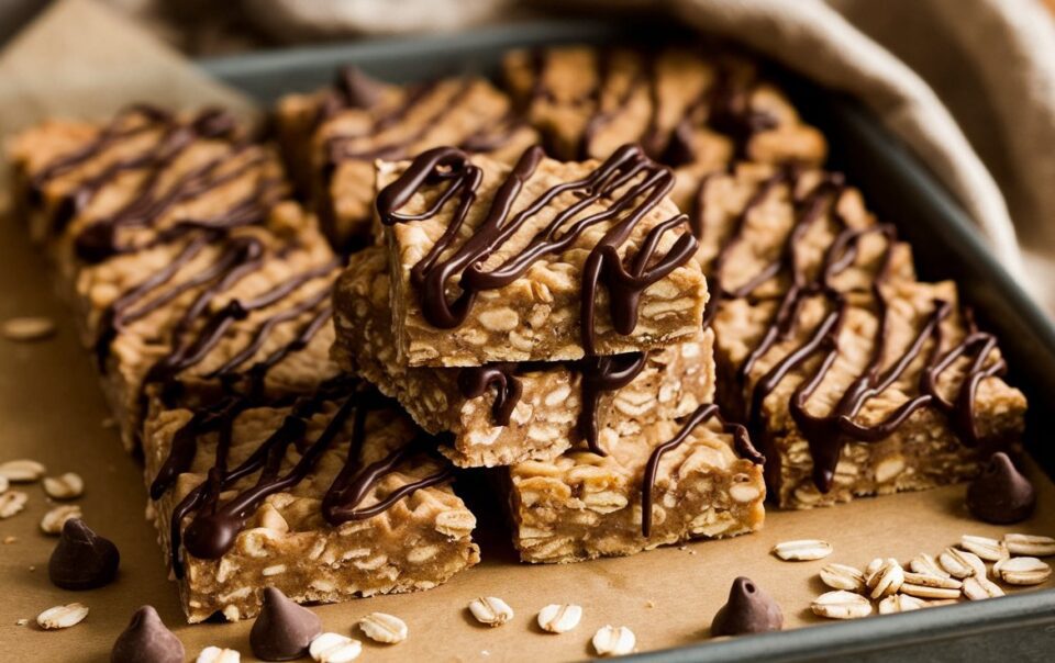 Tray of no bake vegan desserts