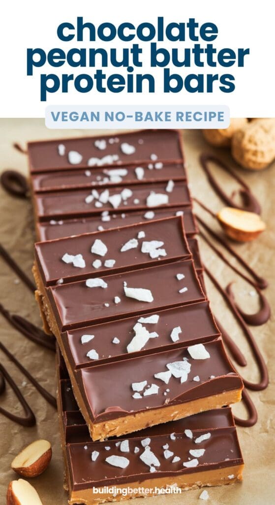 No-Bake Peanut Butter Chocolate Protein Bars