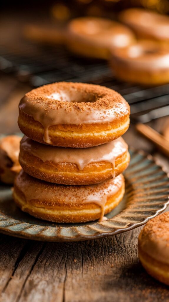 Vegan Pumpkin Spice Donuts