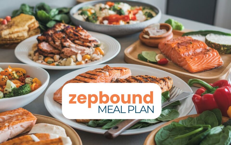 A collection of meals on the Zepbound Meal Plan for the week. Perfect menu ideas for GLP-1 users