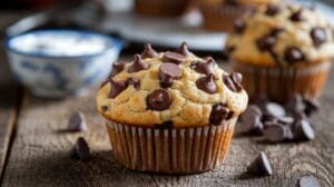 Greek Yogurt Chocolate Chip Muffins recipe