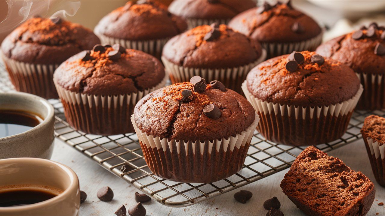Mocha Espresso Protein Muffins – High-Protein Breakfast with a Kick