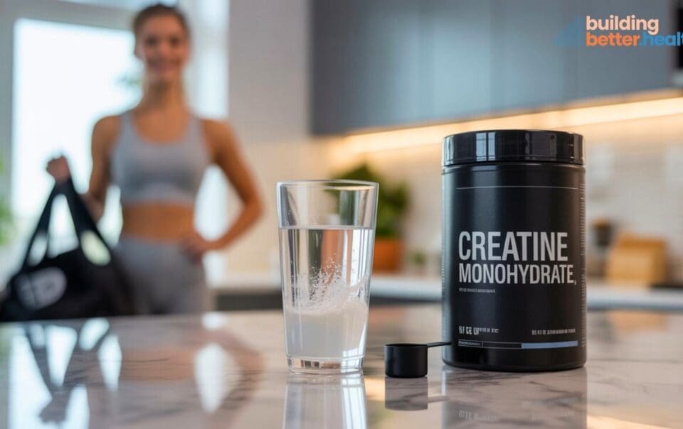 Creatine monohydrate supplement for muscle preservation on Wegovy.