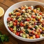 Mediterranean Dense Bean Salad | High Protein, High Fiber Recipe for GLP-1