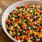 Southwestern Dense Bean Salad Recipe | High Fiber High Protein Meal